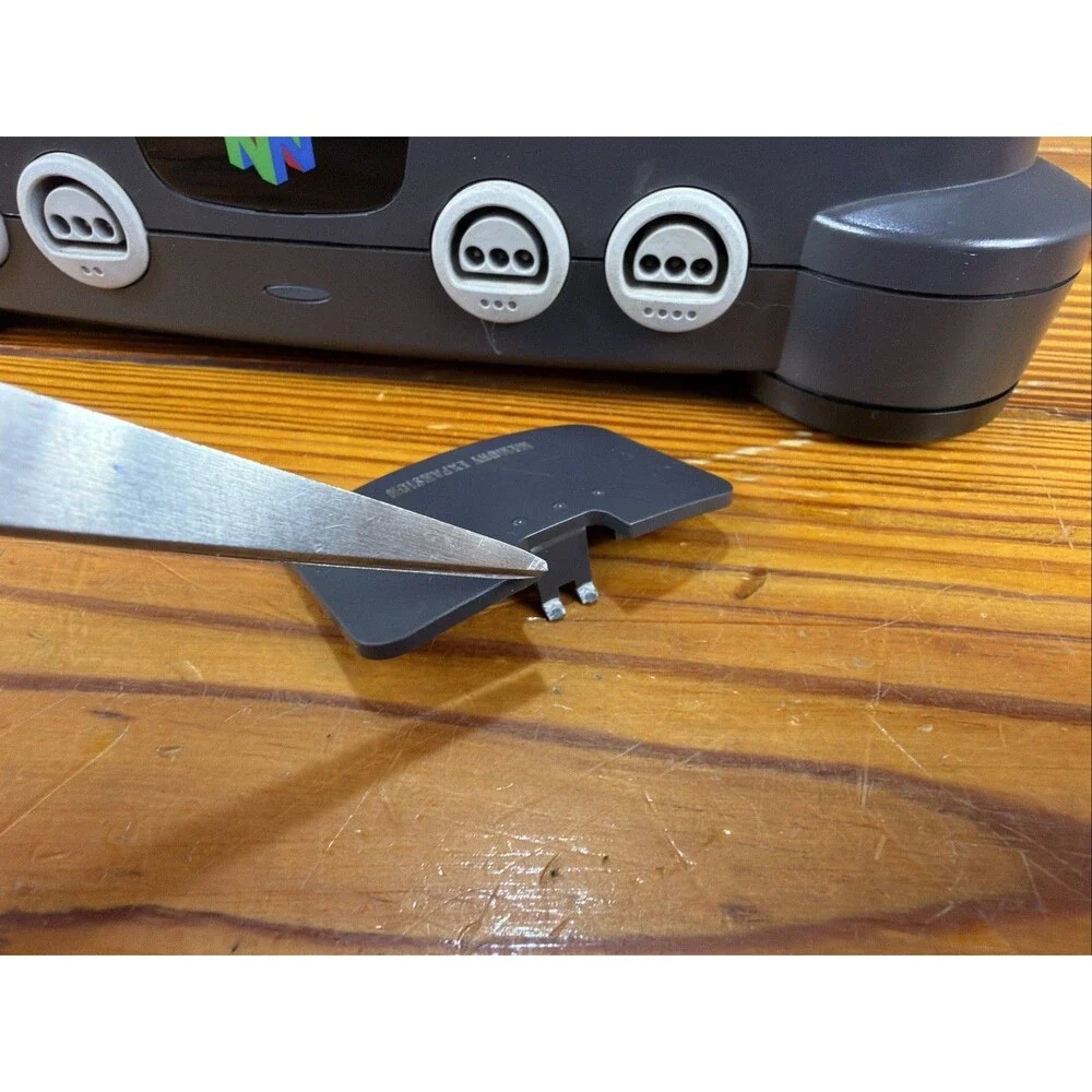 Nintendo 64 N64 Console Only with Jumper Pak Tested Works Great No Cables-NICE!!